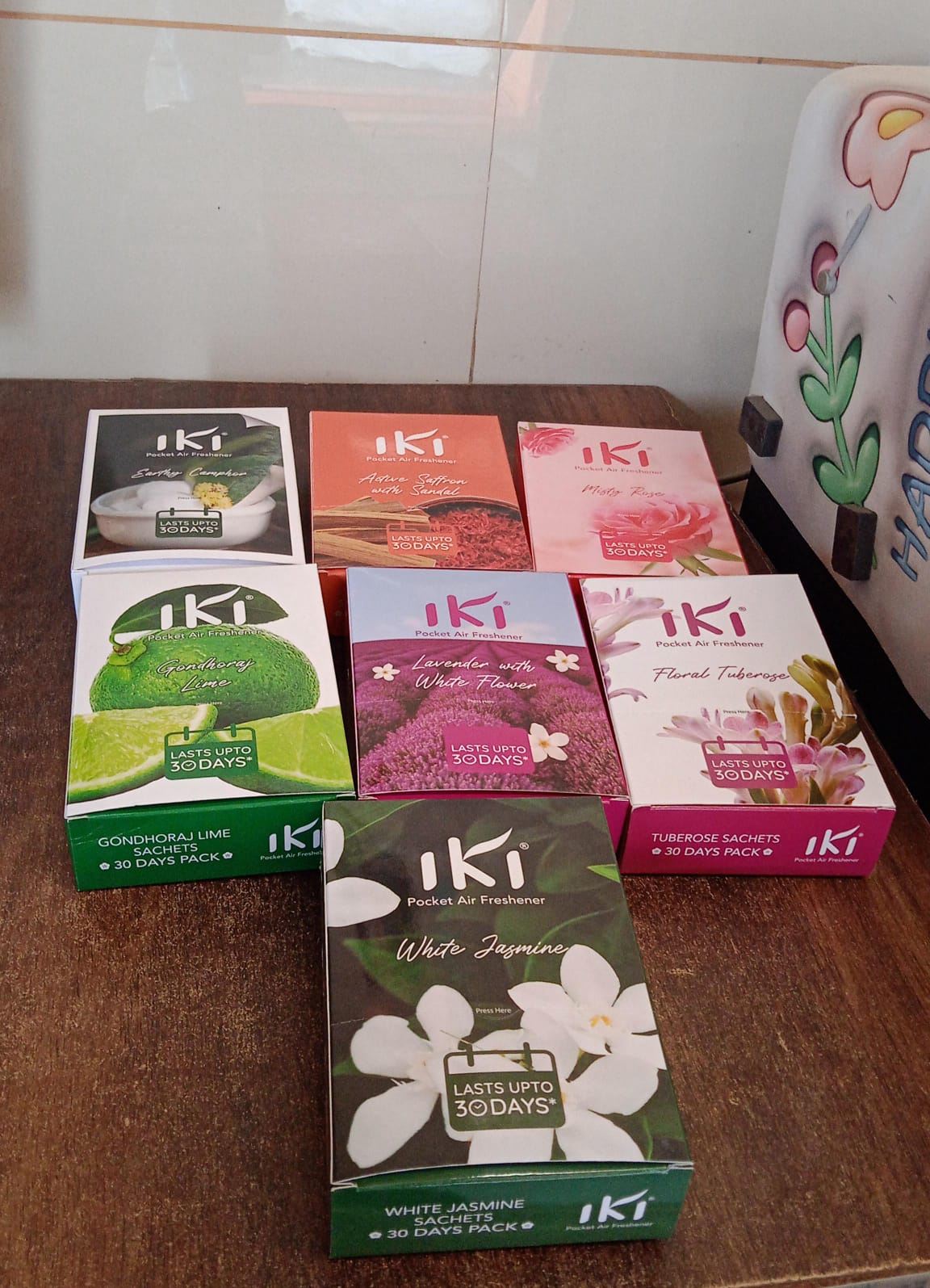 IKI Pocket Air Freshener Mix Flevar / Fragrance (1 Pkt / Inside 6 Pcs ) IKI Pocket Air Freshener Mix Flevar / Fragrance (1 Pkt / Inside 6 Pcs )
